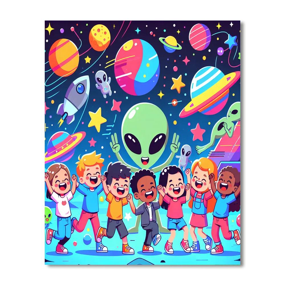 Galaxy Of Giggles Numbered Painting Kits