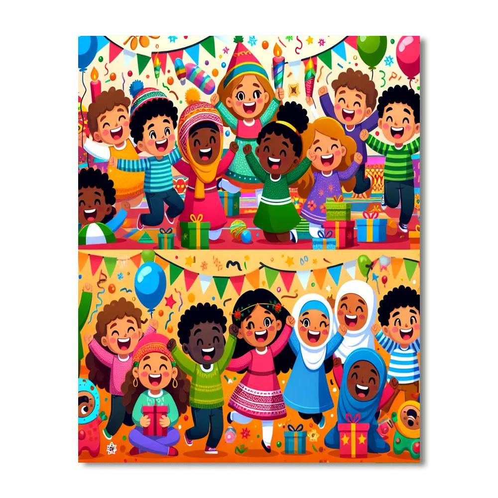 Festive Fun Celebration Paint By Numbers Kits