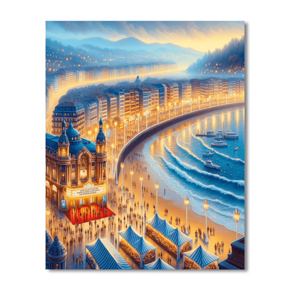 San Sebastian Film Festival - San Sebastian, Spain Painting By Numbers Kit