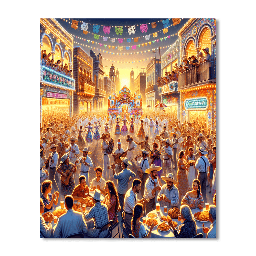 Fiesta San Antonio Paint By Number