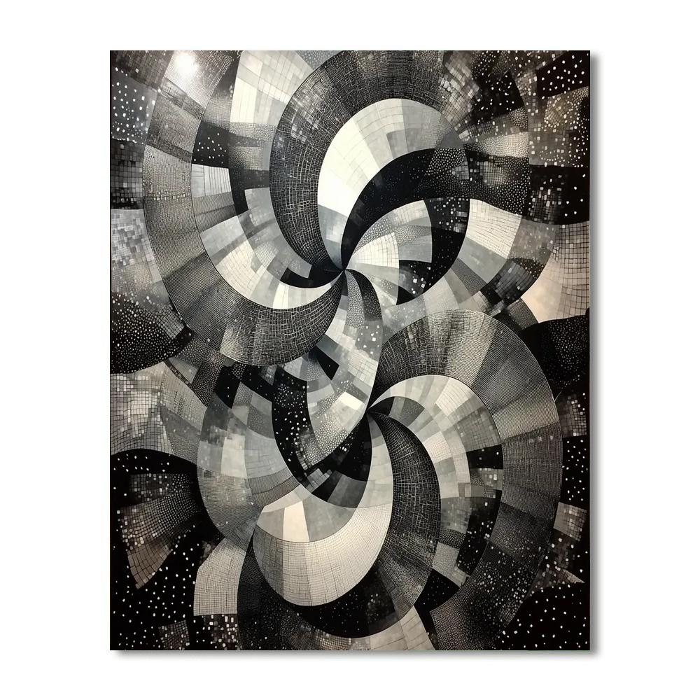 M.C. Escher Inspired Eternal Weavings  Paint By Numbers