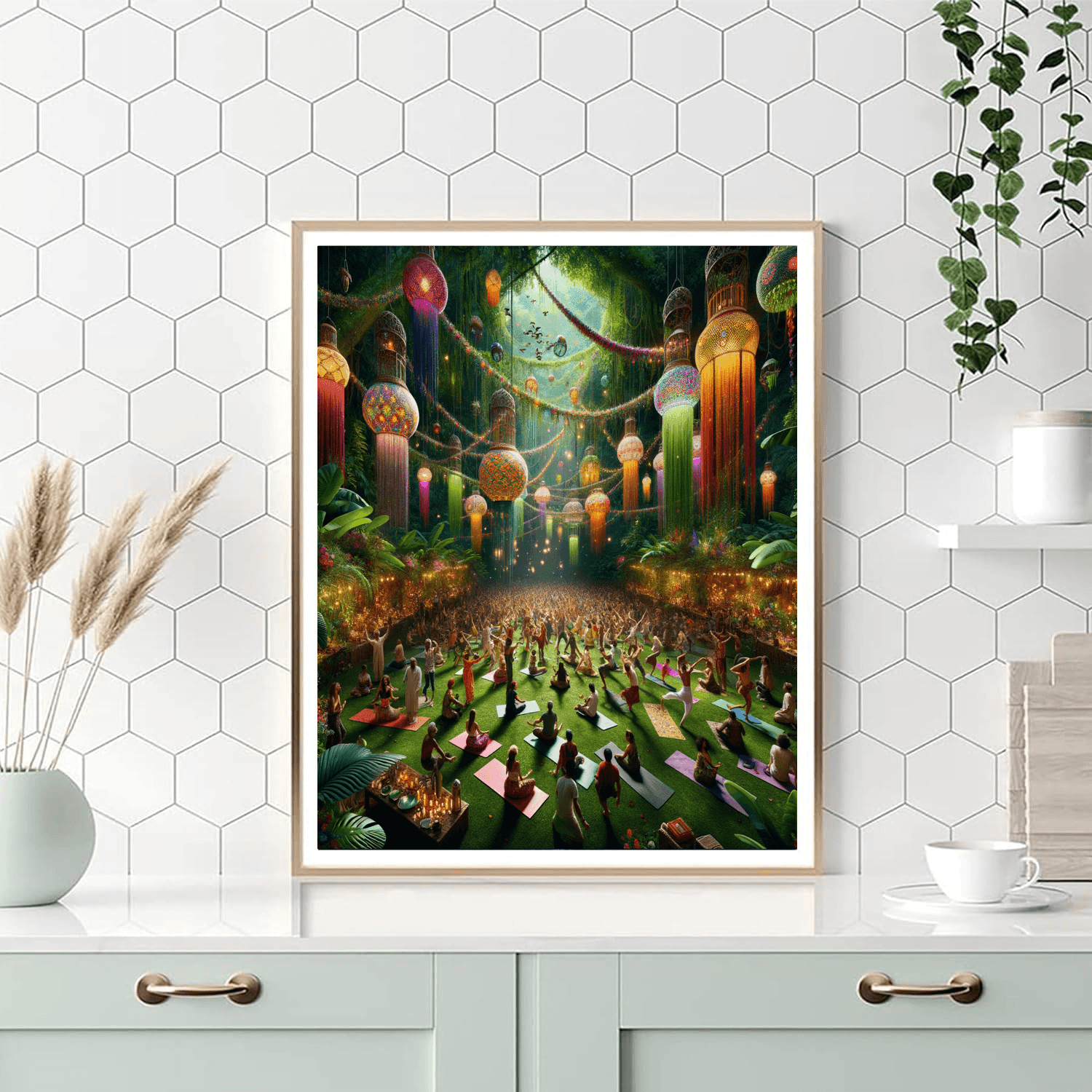 Jungle Party Festival - Costa Rica Paint By Color