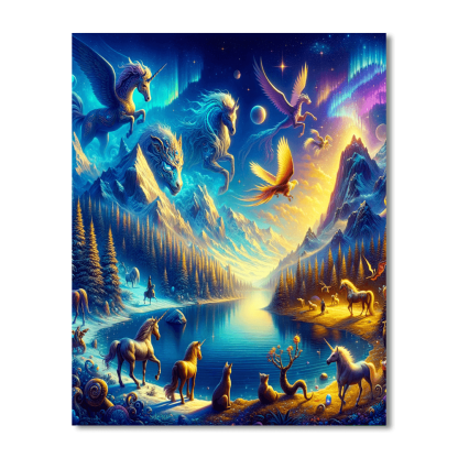 Fantasy Realm Adventure Paint By Number