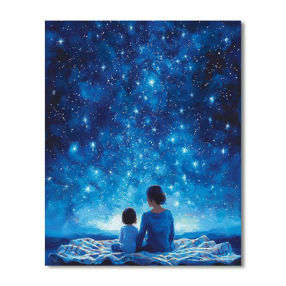 Gentle Guiding Stars Paint By Numbers