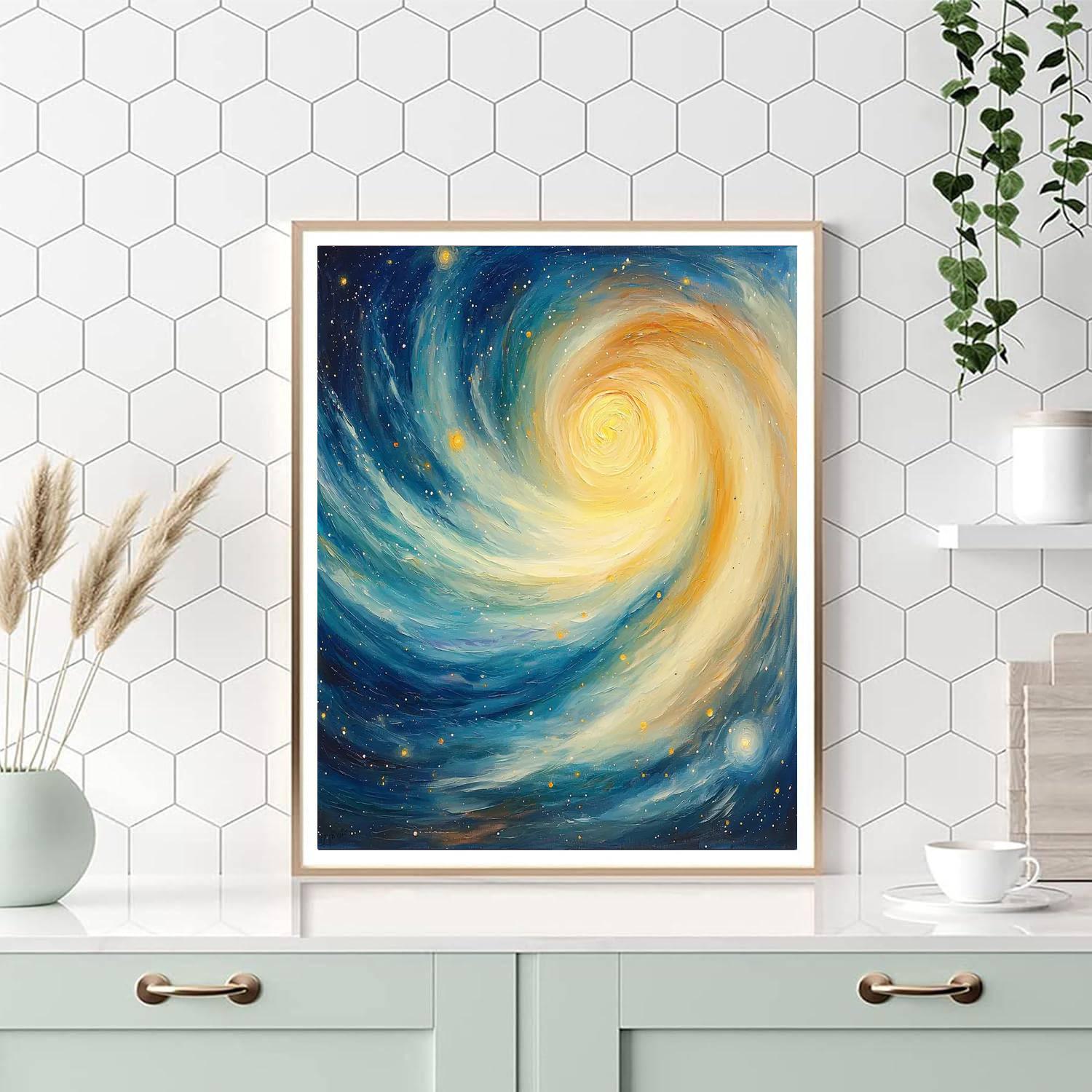 Leonardo Da Vinci Inspired Mysteries Of The Cosmos  Paint By Number