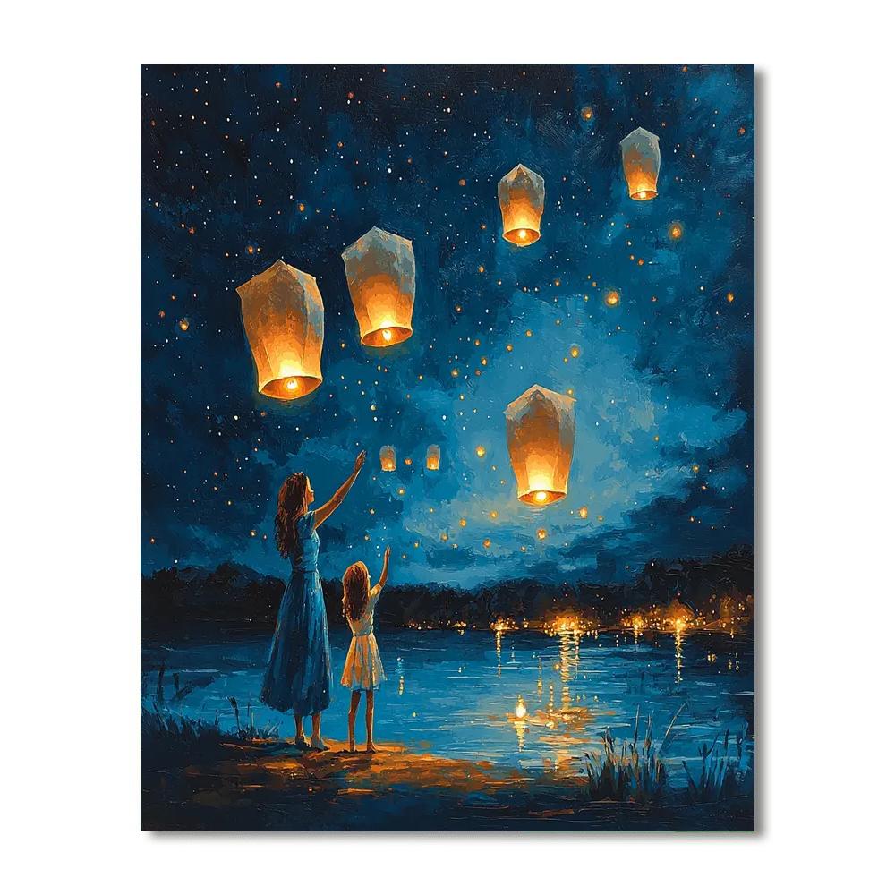 Love's Gentle Winds Numbered Painting Kits
