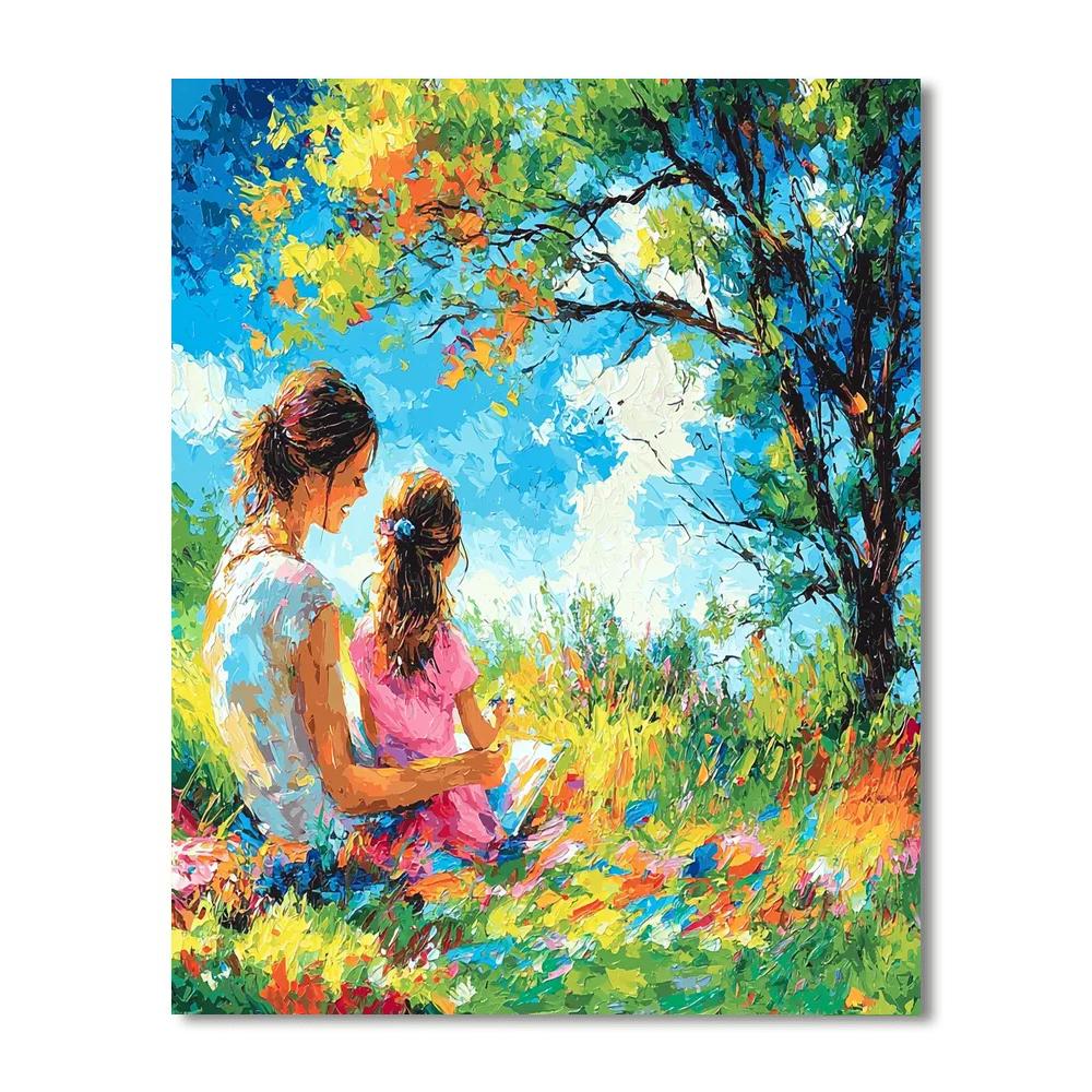 Together We Shine Painting Number Kit