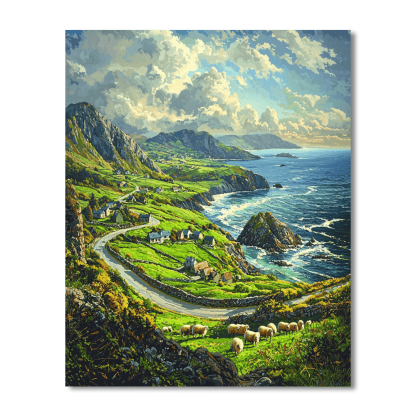 Ring Of Kerry - County Kerry Paint By Numbers Kits
