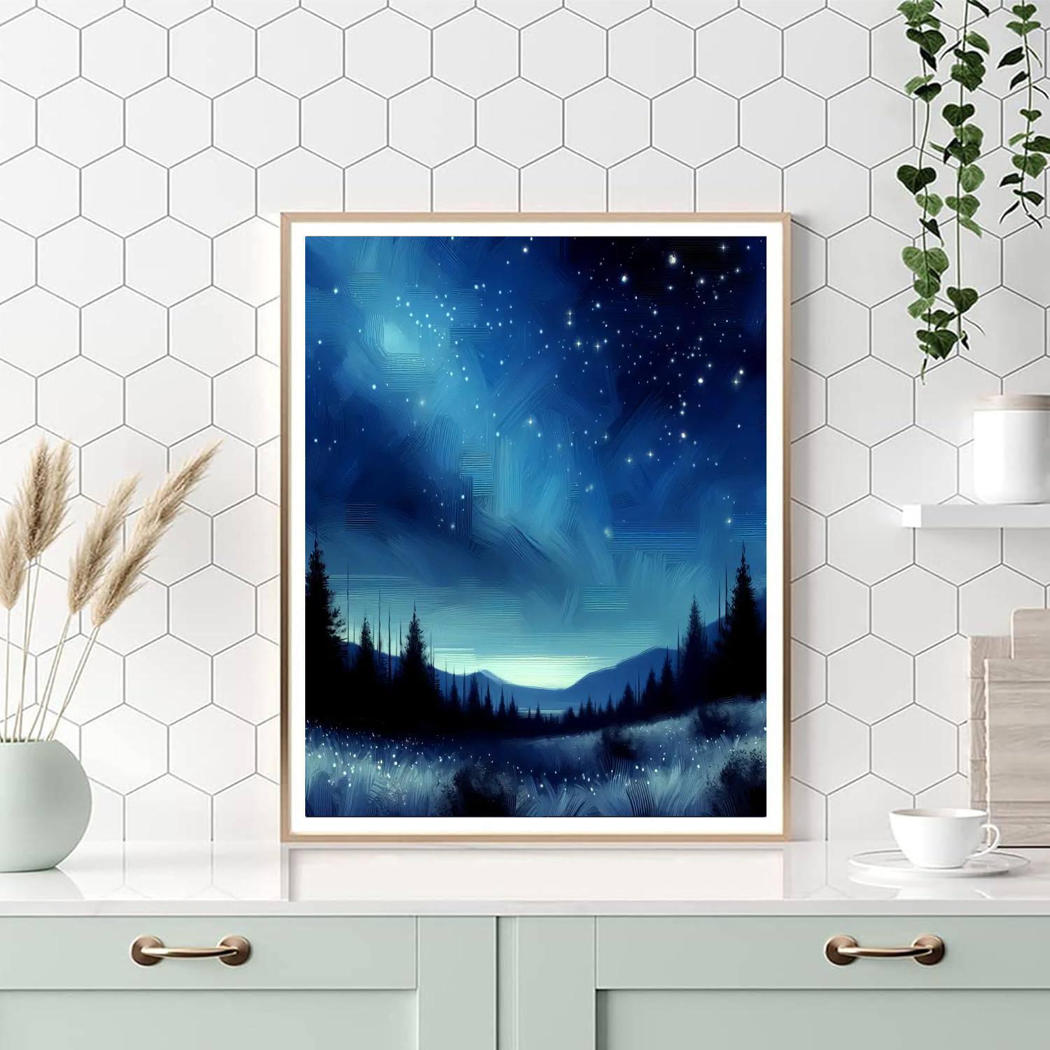 Starlit Whispers DIY Paint By Numbers