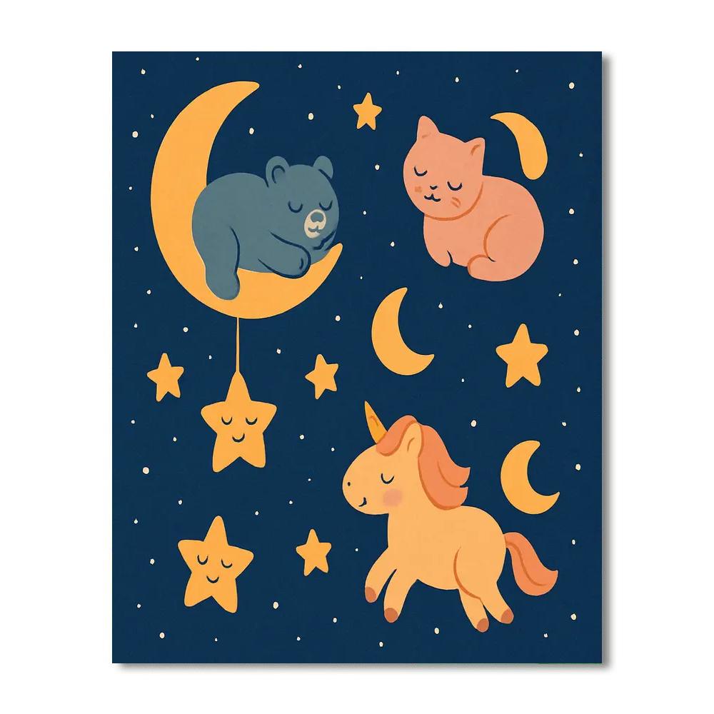 Dreamy Stardust Adventure DIY Paint By Numbers