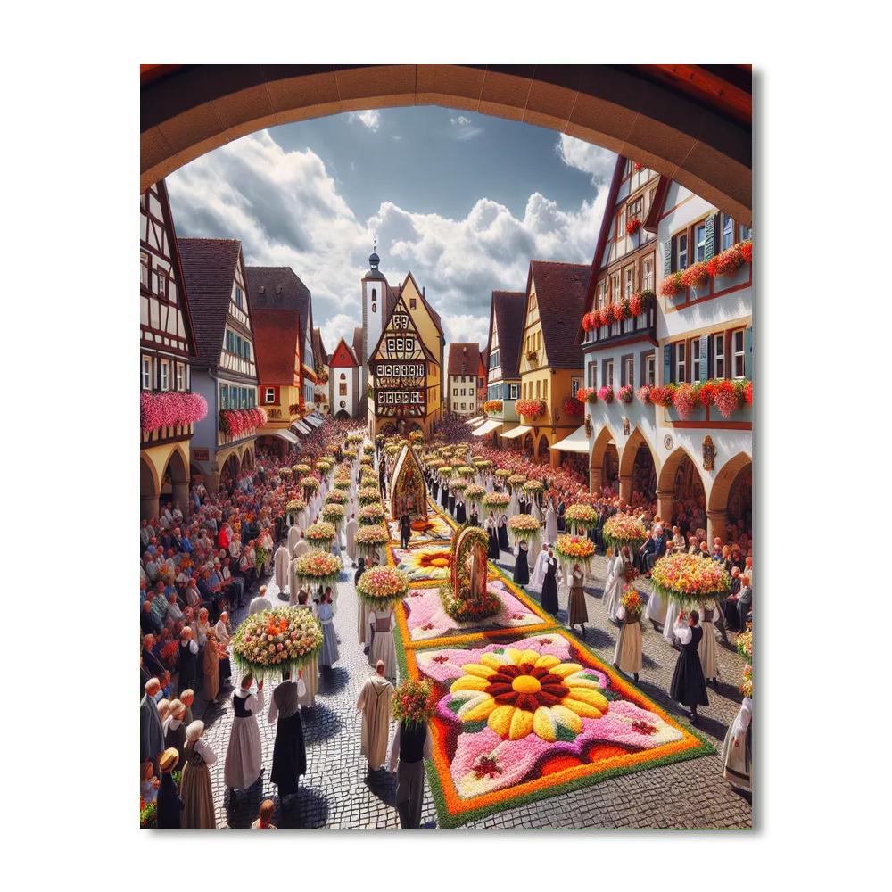 Fronleichnam Festival - Germany Numbered Painting Kits