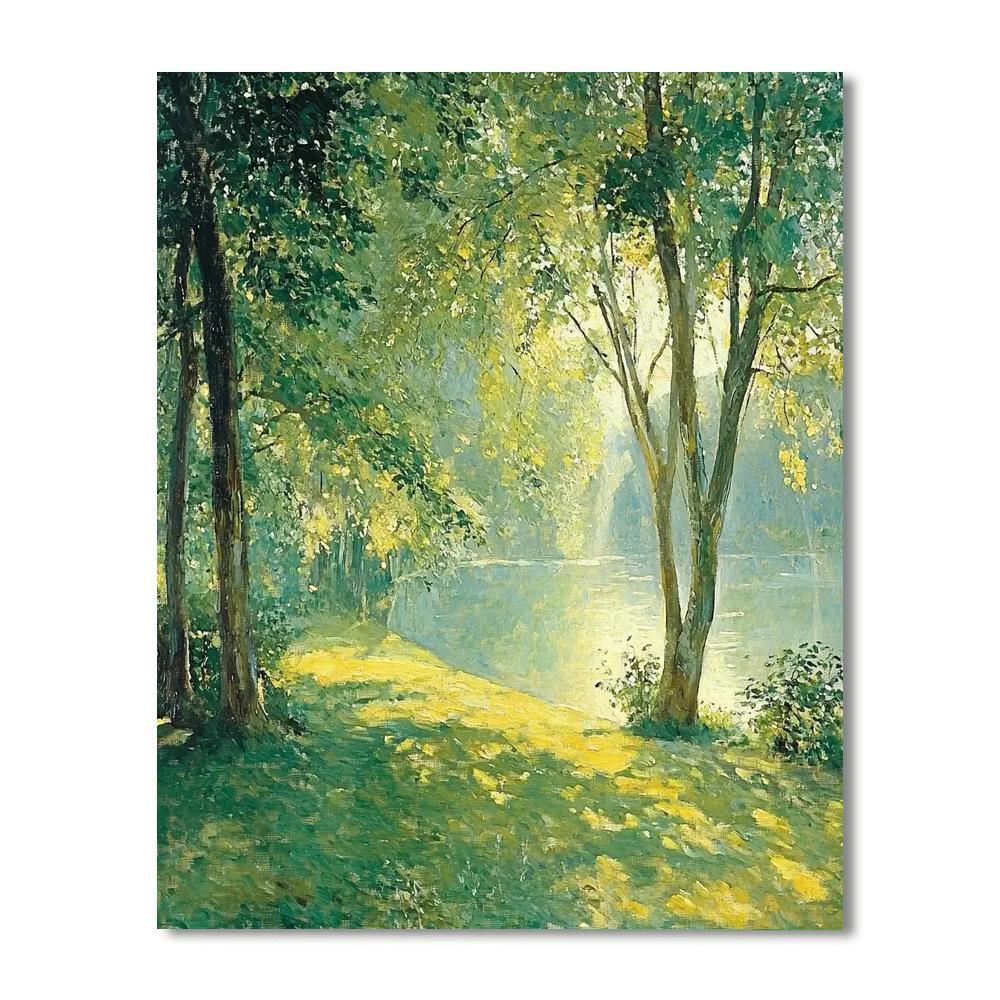 Edgar Degas Inspired Dappled Light  DIY Paint By Numbers