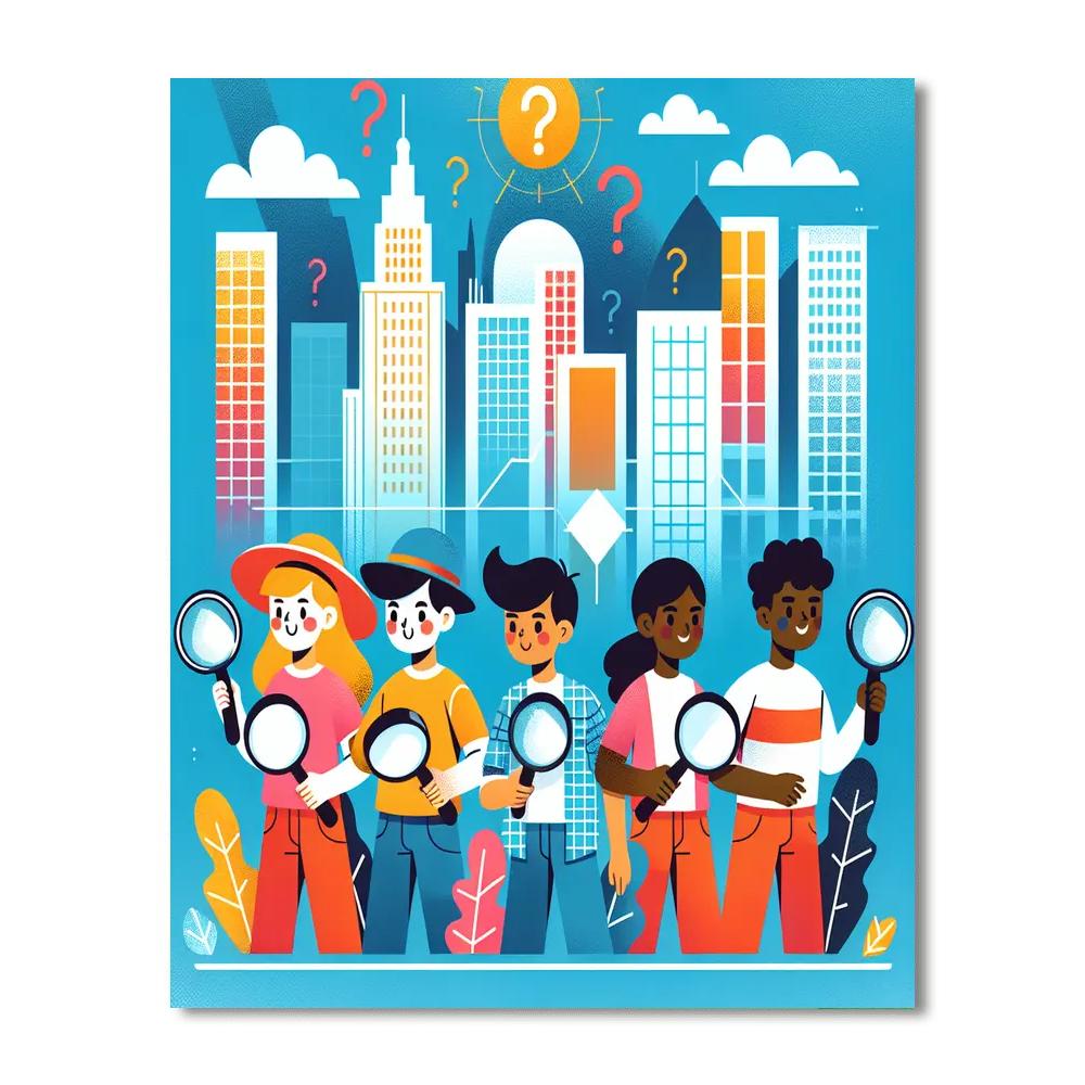 Super Sleuth Mystery Number Painting