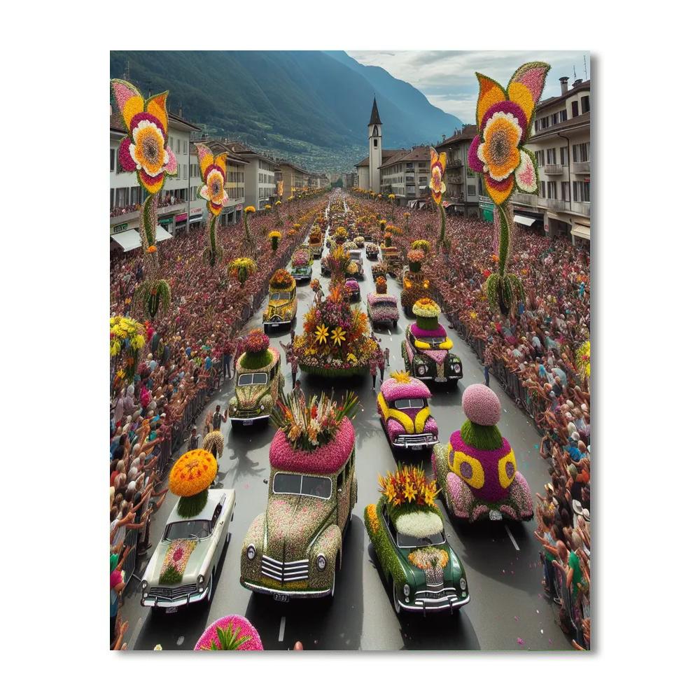 Flower Festival - Medellín Numbered Painting Kits