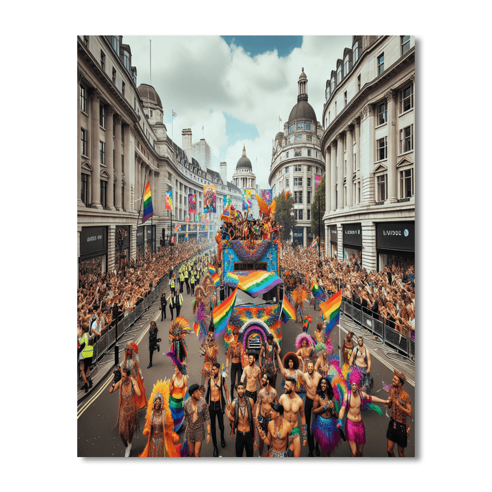 Pride In London - United Kingdom Number Painting