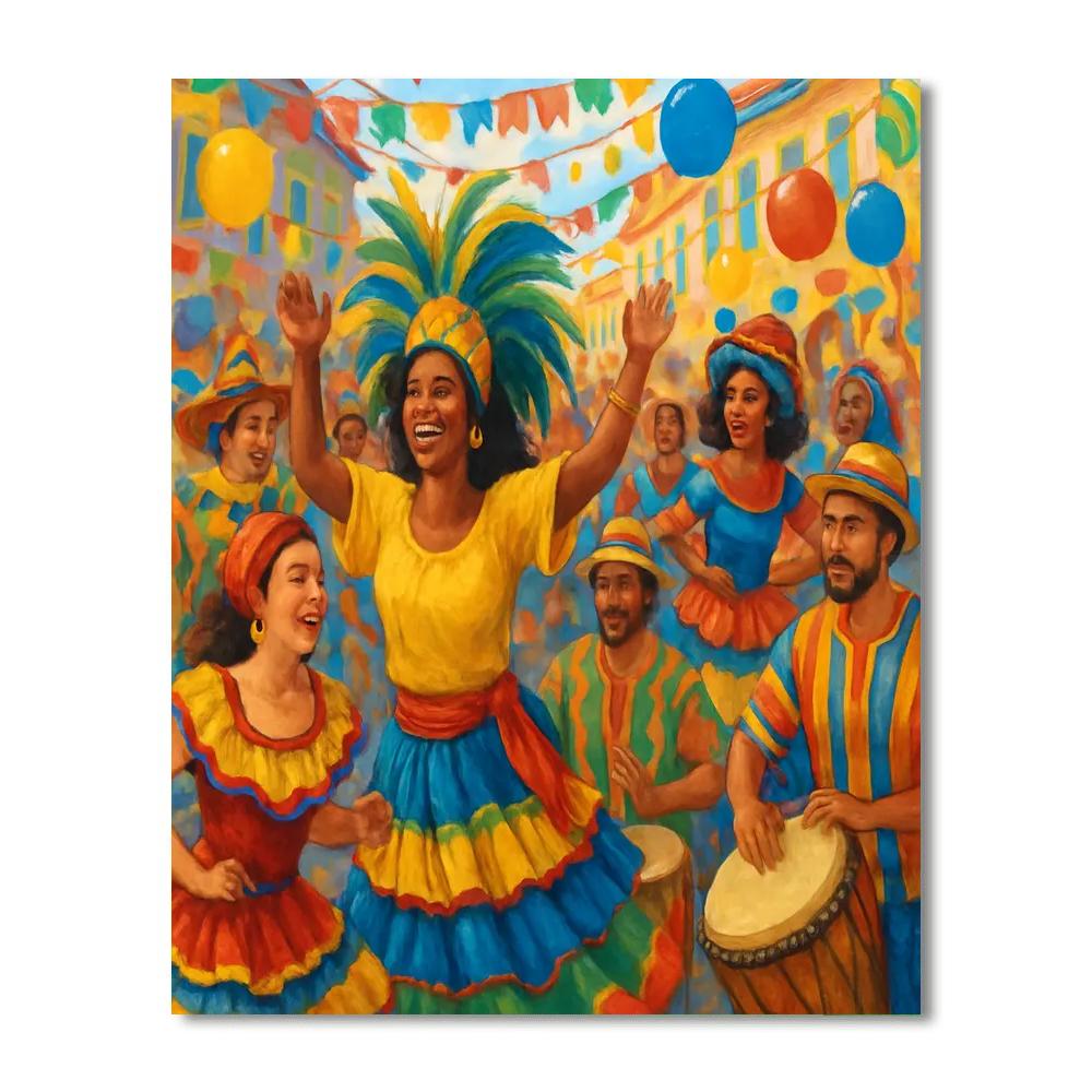 Karnaval Brasil Painting Number Kit