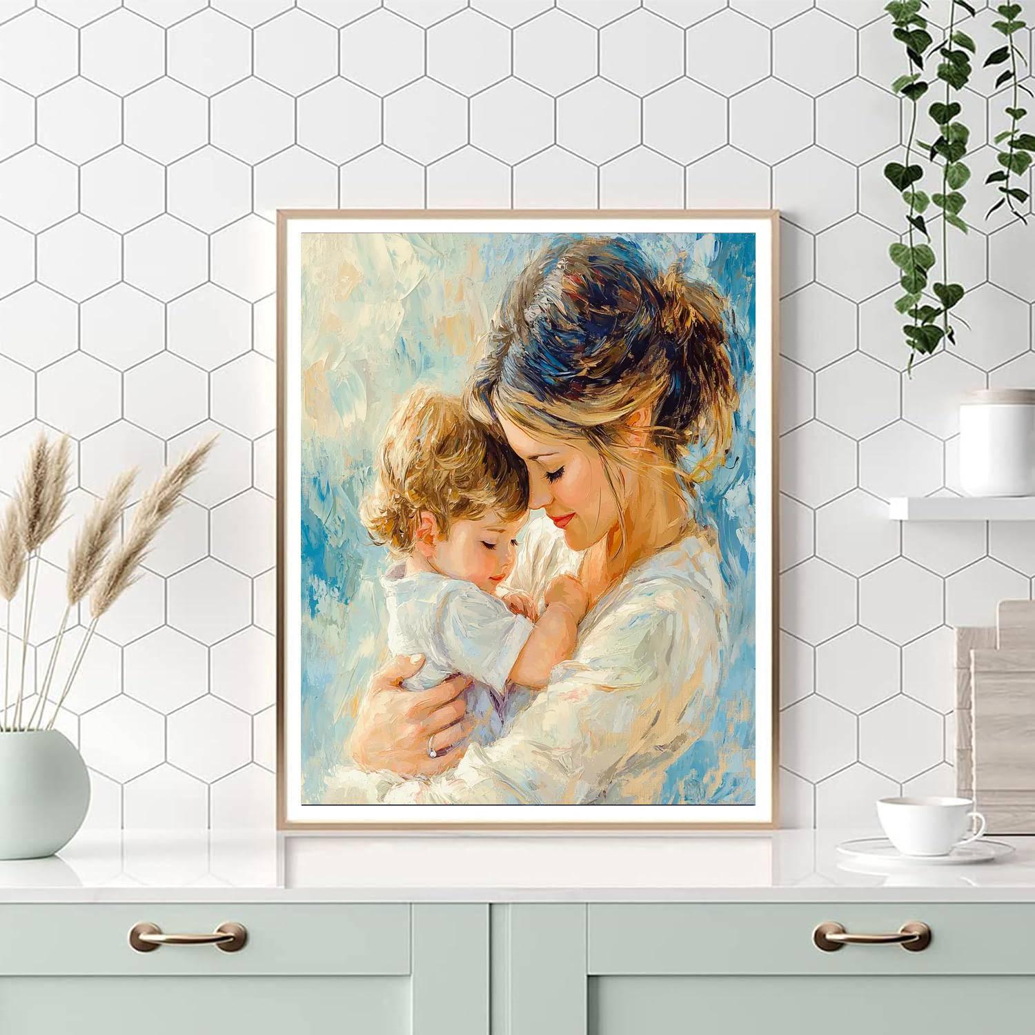 Mom's Loving Arms Numbered Painting Kits