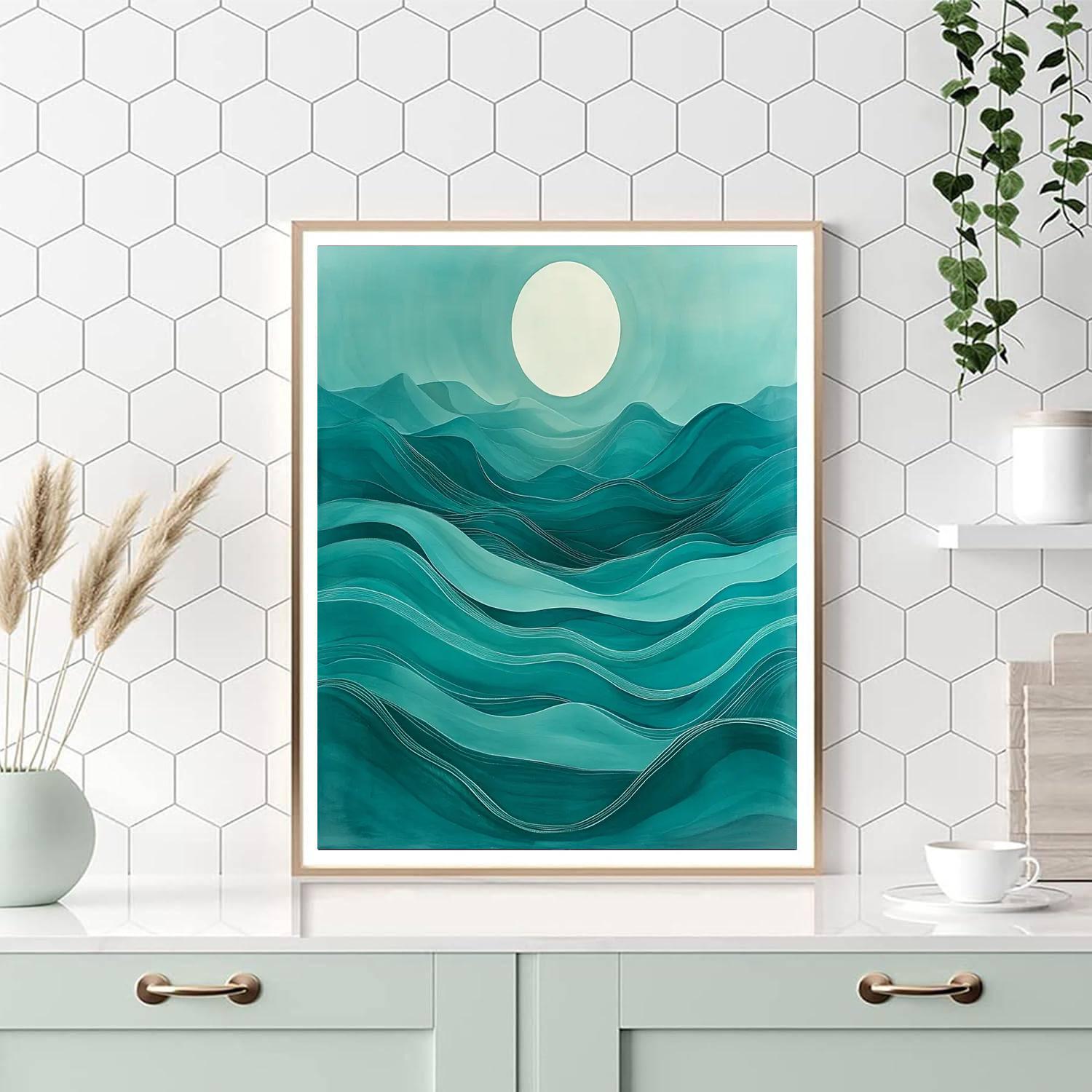 Nandalal Bose Inspired Sacred Rhythms Of The Ganges  Painting Number Kit