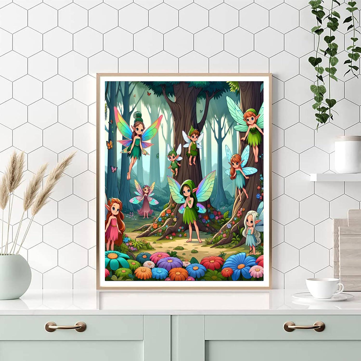 Mystical Fairy Woodland Paint By Number
