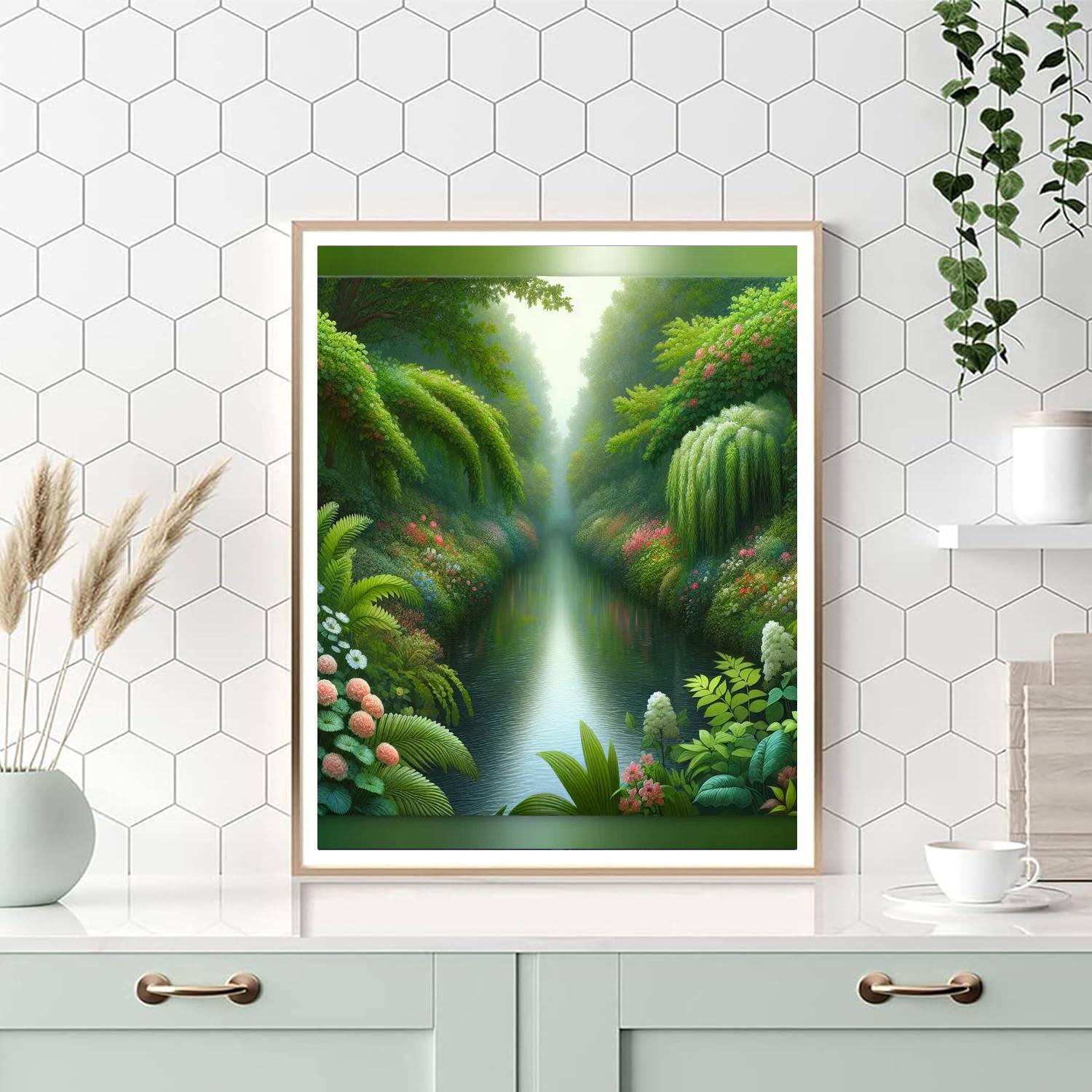 Quiet Riverbend Paint By Numbers Kits
