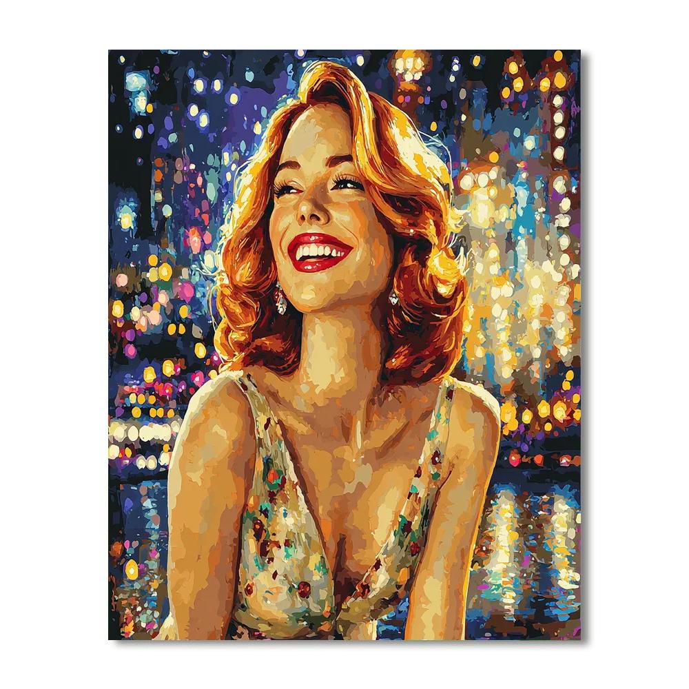 Emma Stone: Chasing Dreams In La La Land Numbered Painting Kits