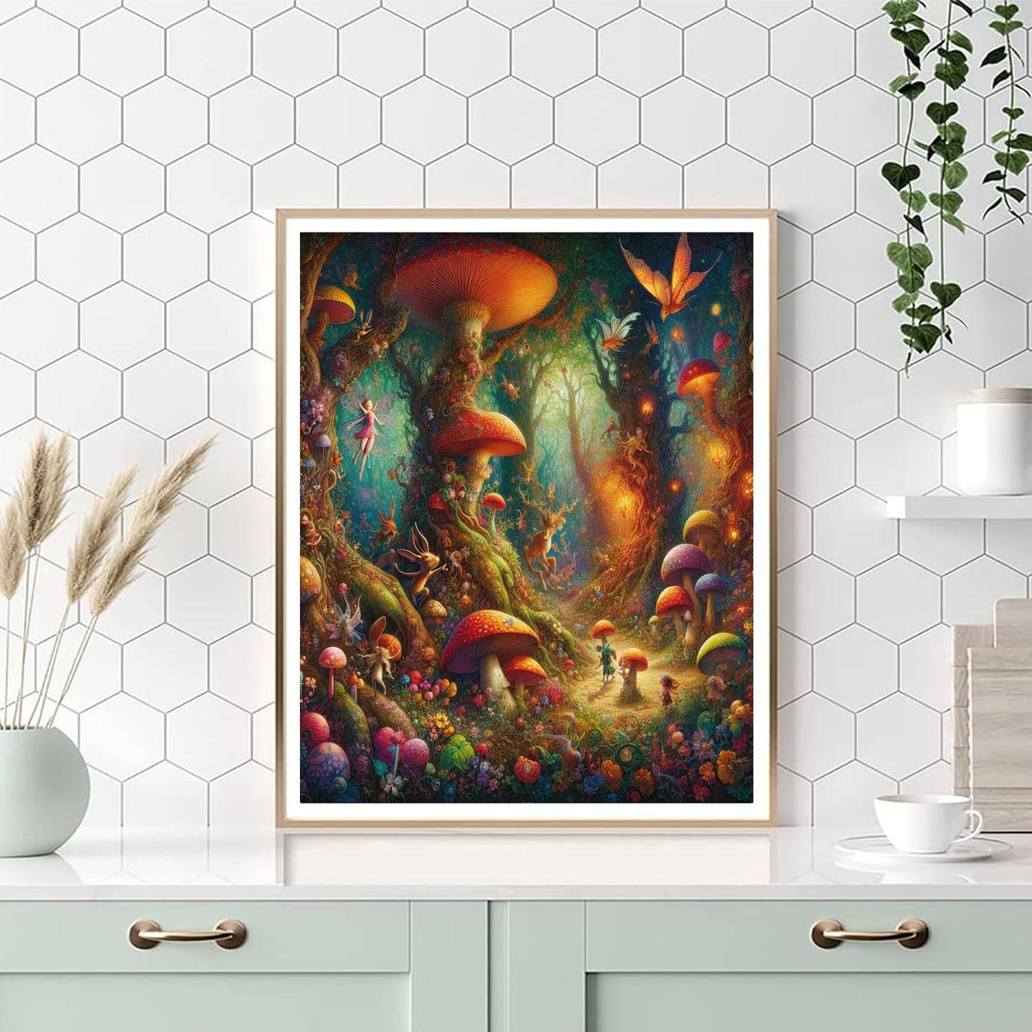 Adventure In A Magical Forest Painting Number Kit