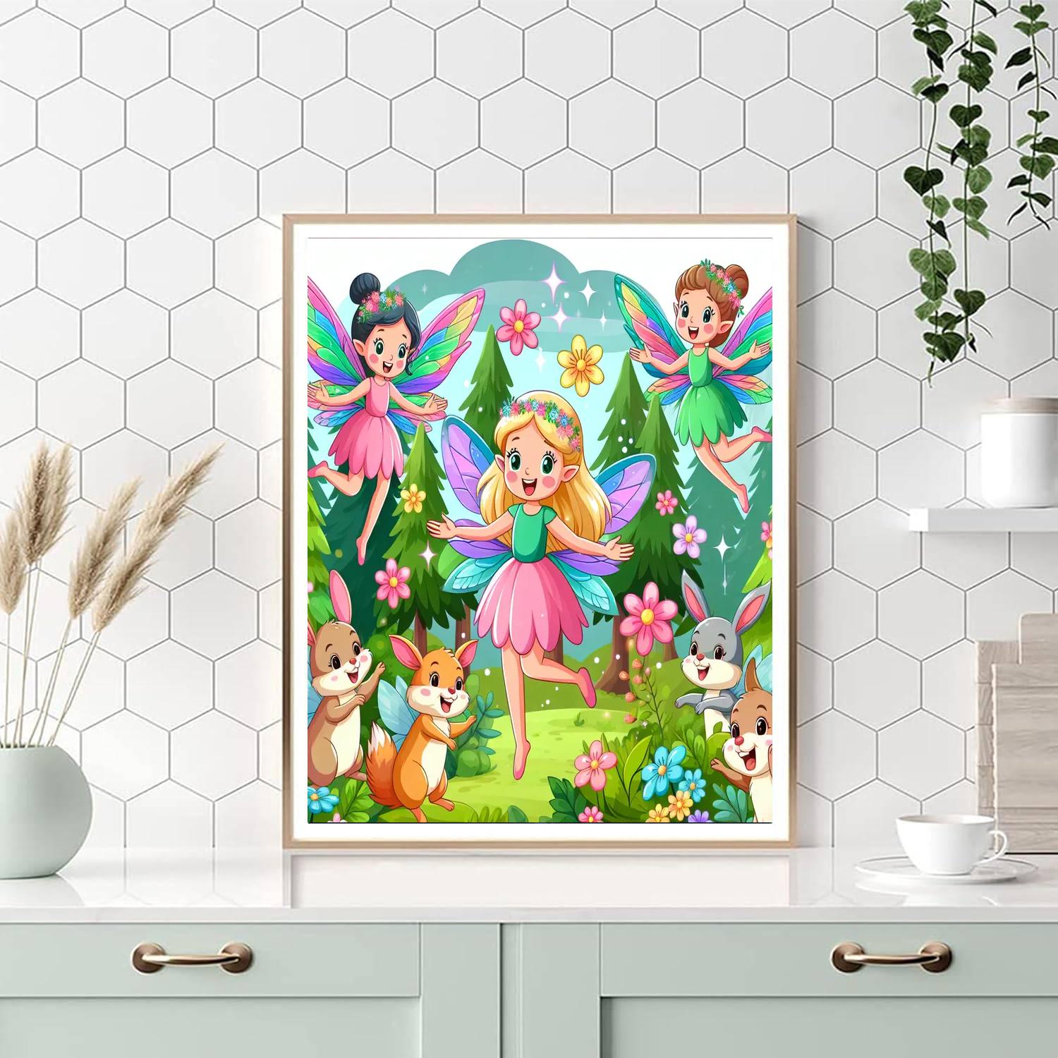 Adventurous Forest Fairies Paint By Numbers Kits