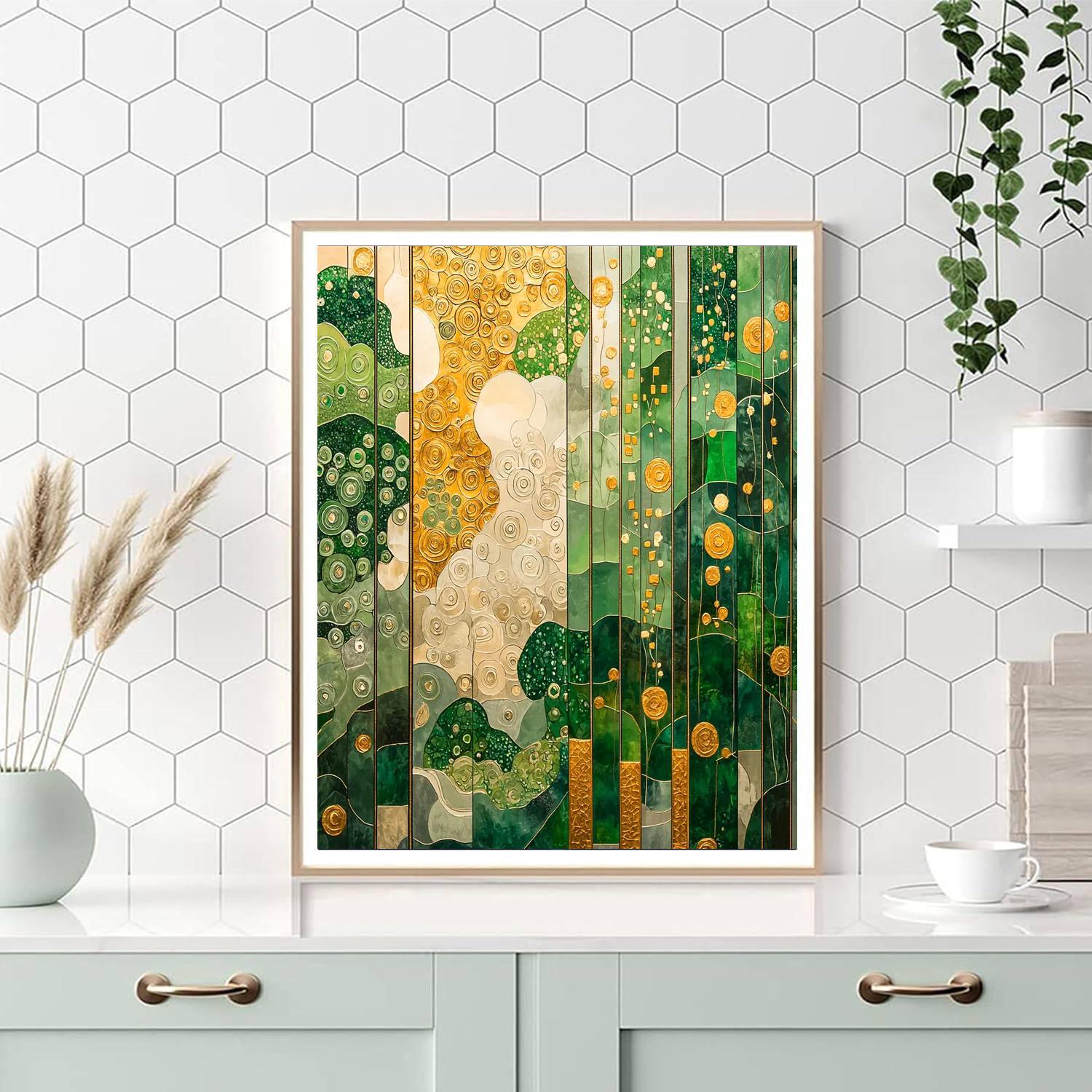 Gustav Klimt Inspired Timeless Patterns Of Life  DIY Paint By Numbers