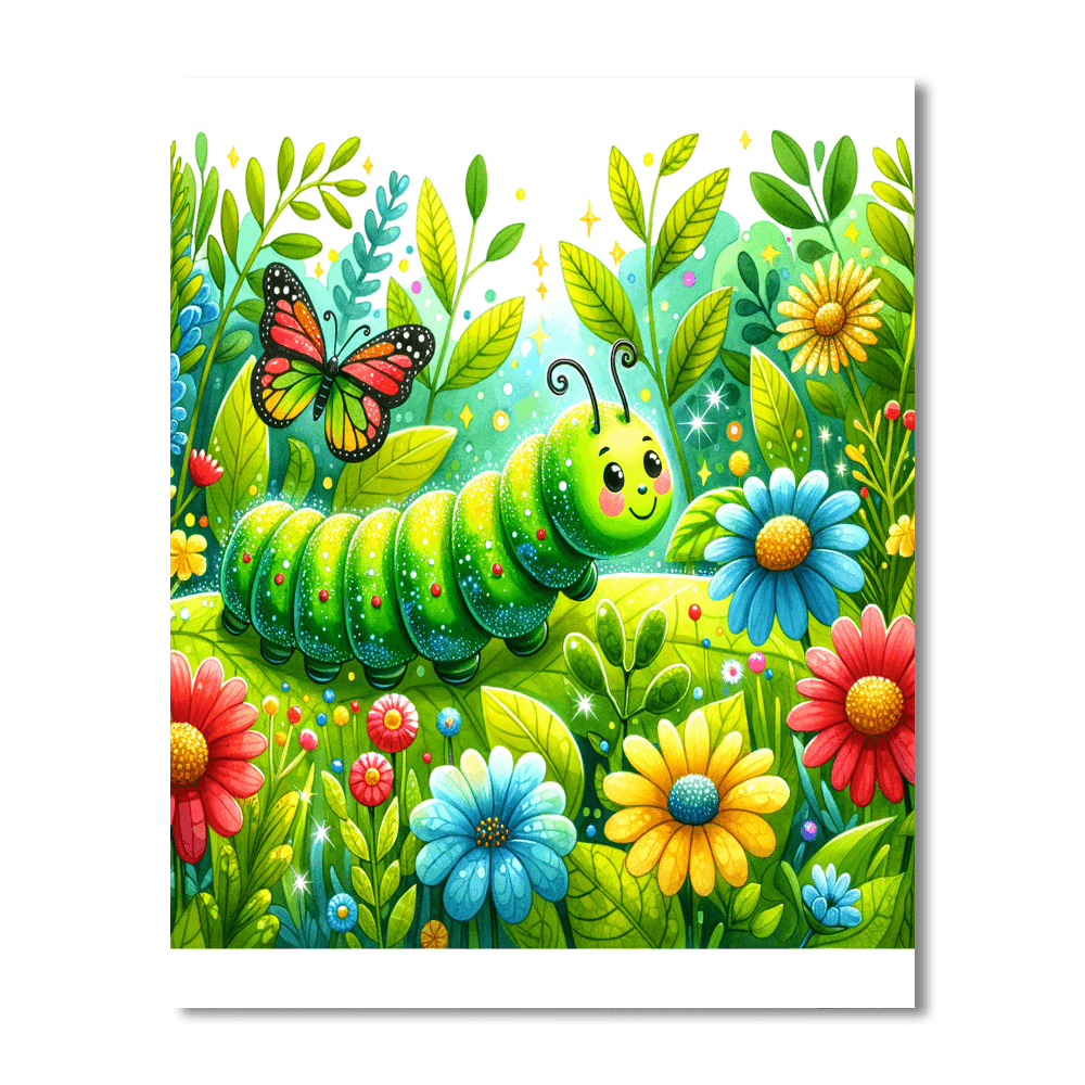 Curious Caterpillar Journey Paint By Color