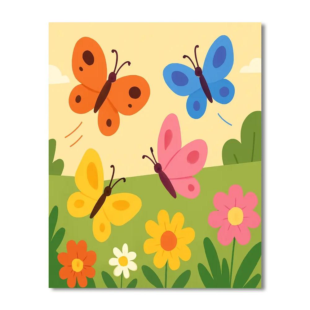 Butterfly Ball Numbered Painting Kits