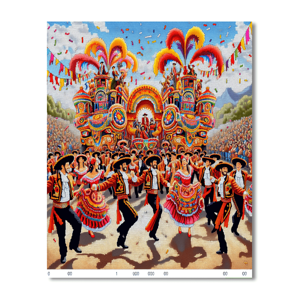 Fiesta Nacional Del Sol - Argentina Numbered Painting Kits