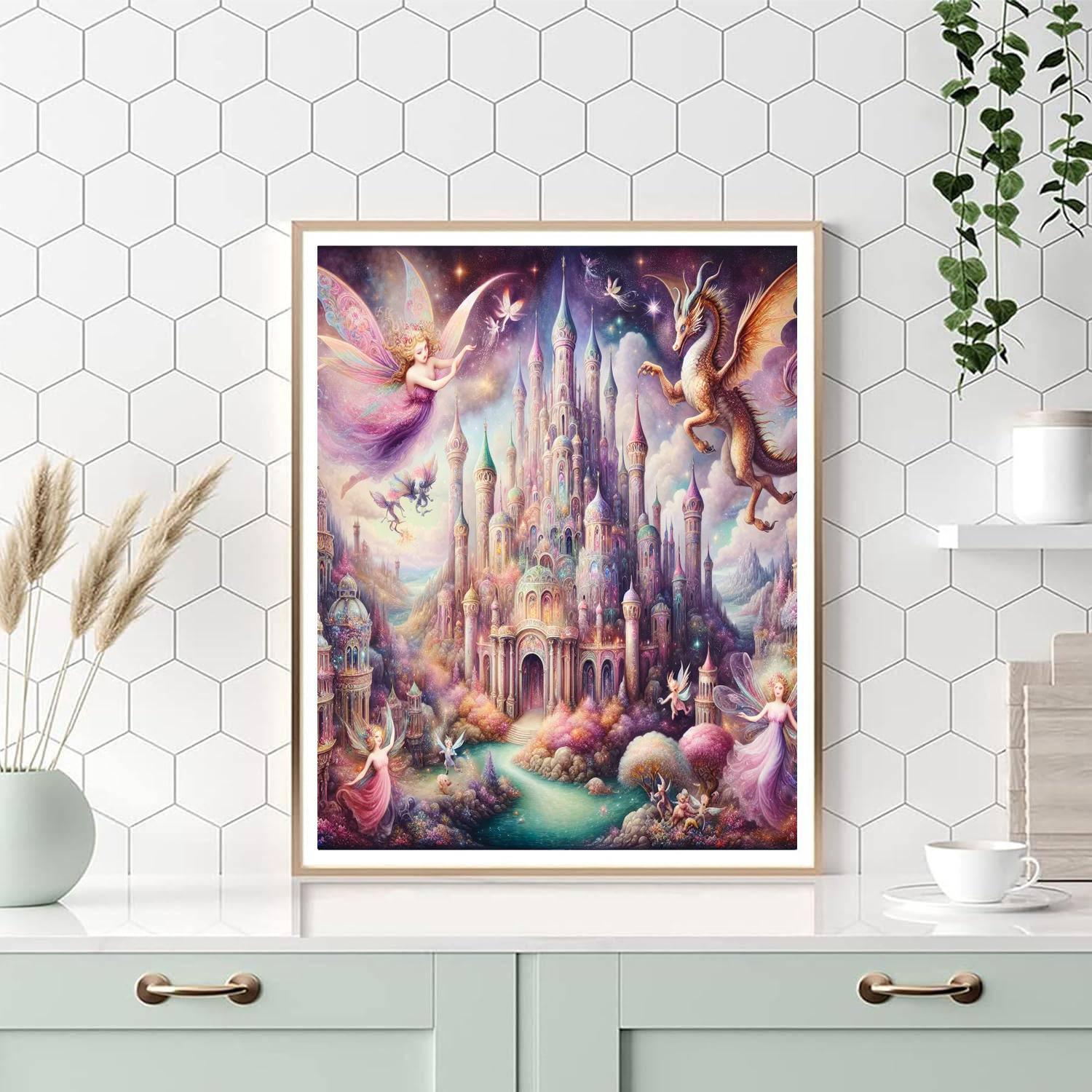 Fantasy Fairytale Scene Paint By Number