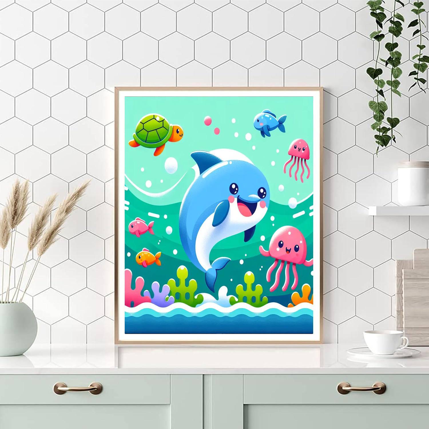 Ocean Wonderland Exploration Numbered Painting Kits