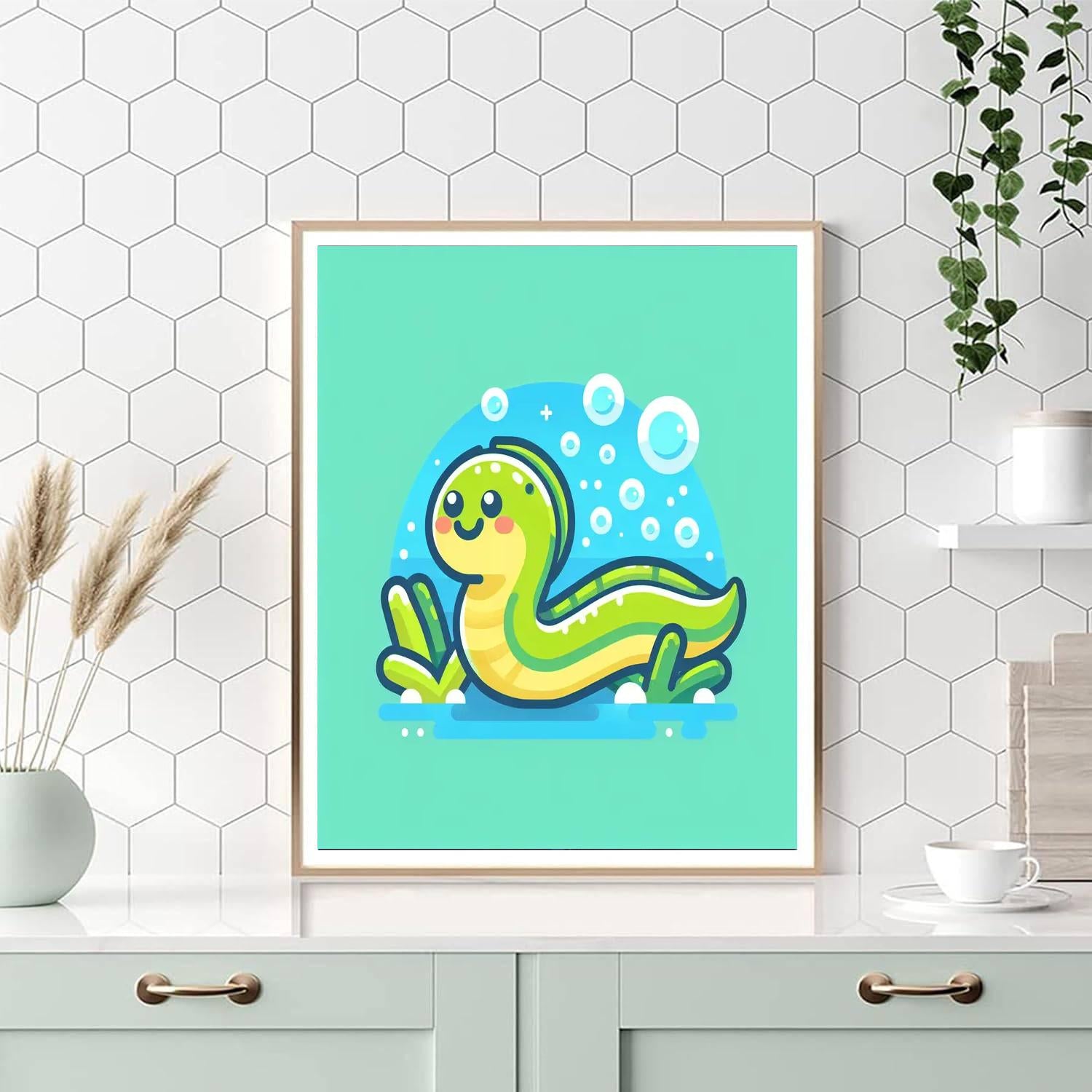 Exciting Eel Paint By Number