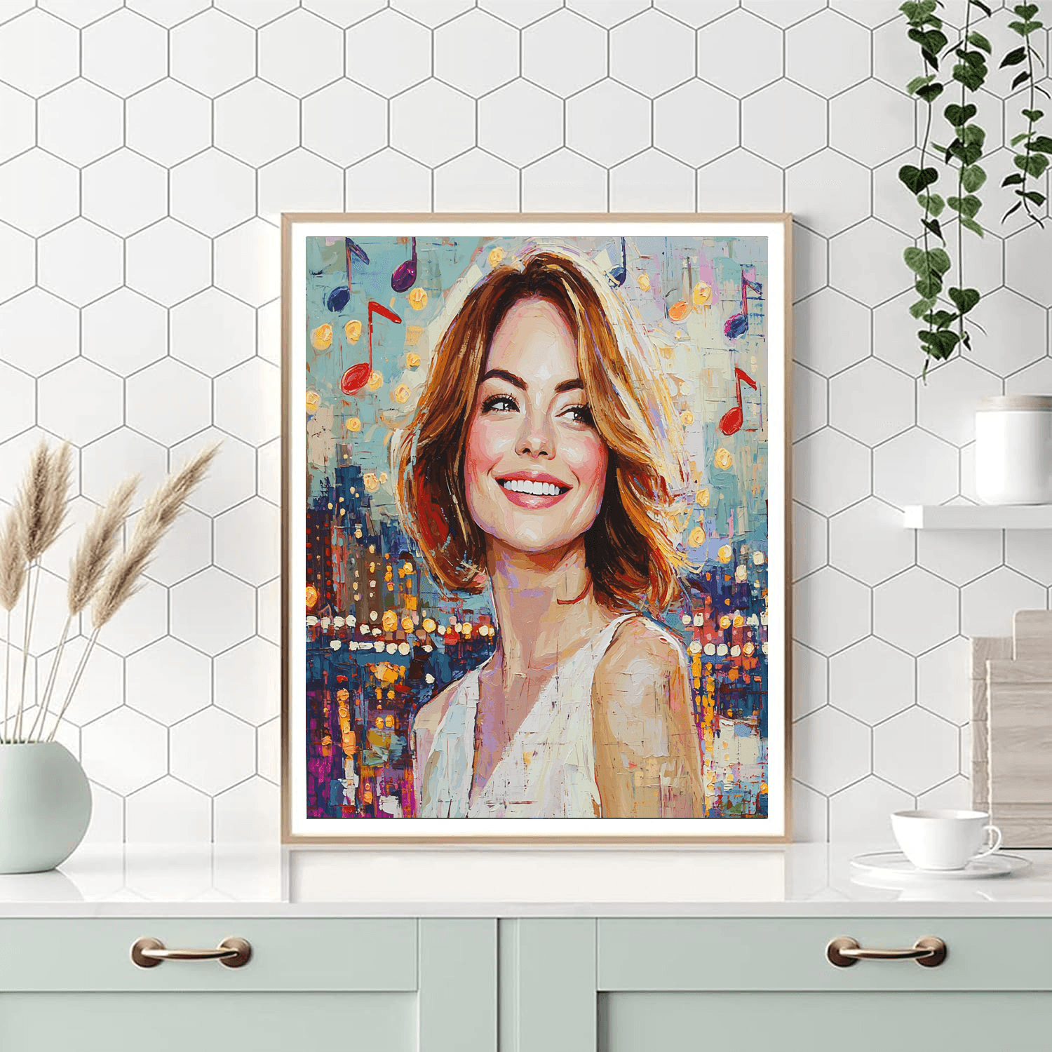 Emma Stone: A Dance With Stardom And La La Land Numbered Painting Kits