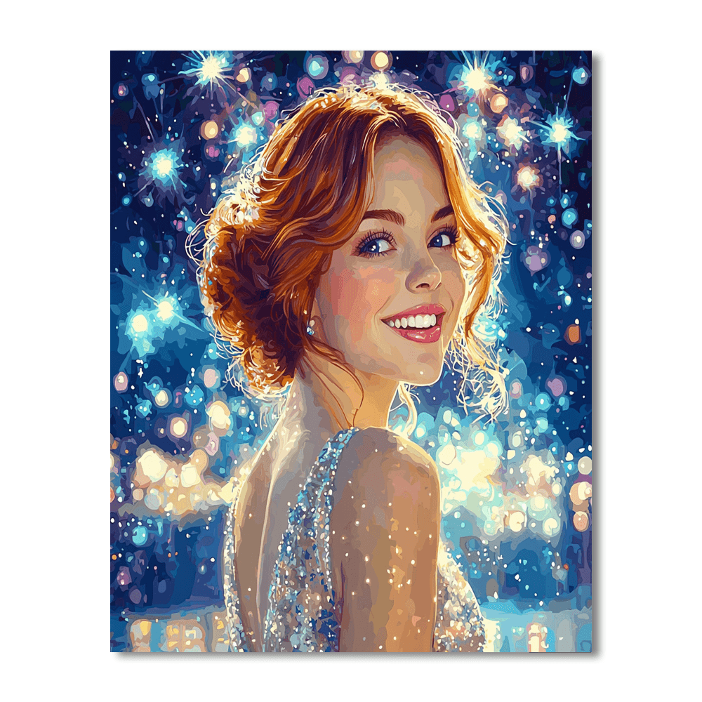 Emma Stone: Dancing Through Stardom Numbered Painting Kits