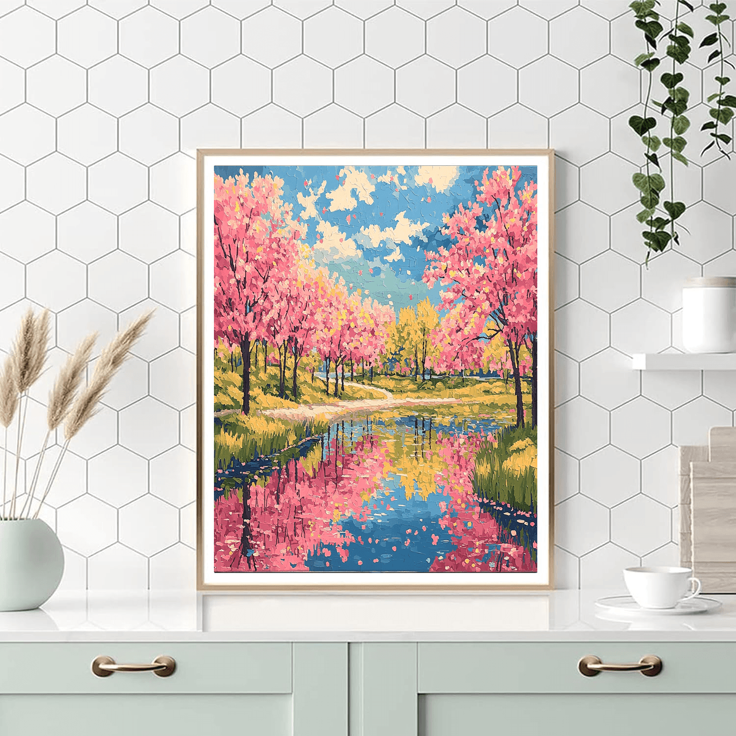 Claude Monet Inspired Colors Of Spring  Paint By Numbers Art