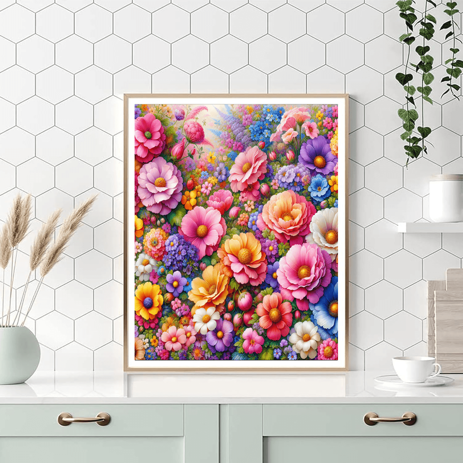 Floral Fantasy Dreamscape Paint By Number