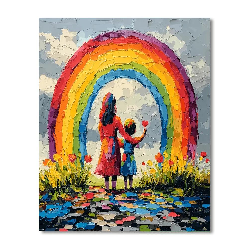 Rainbow Of Hopes Painting Number Kit