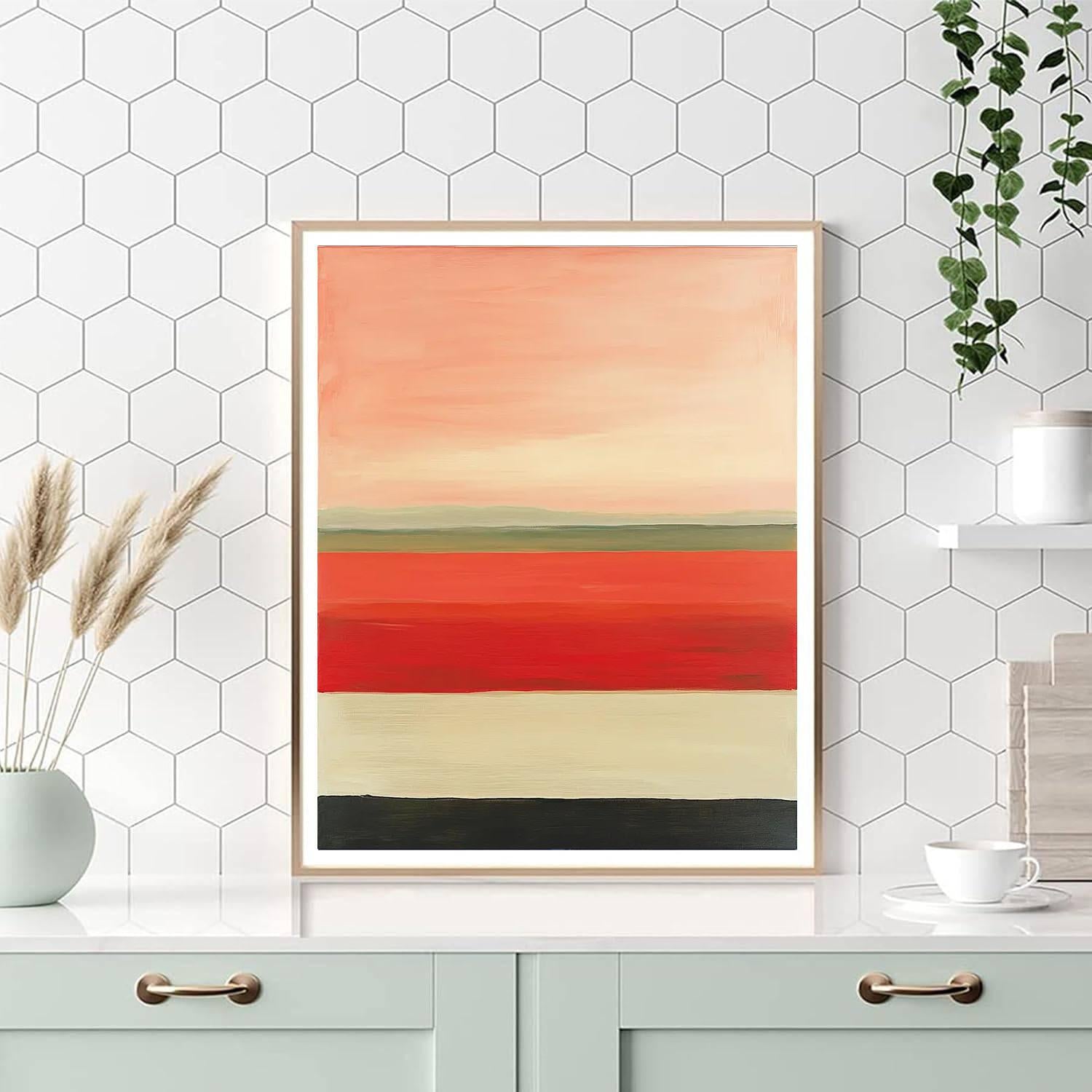 Mark Rothko Inspired Serenity In Color  Painting Number Kit