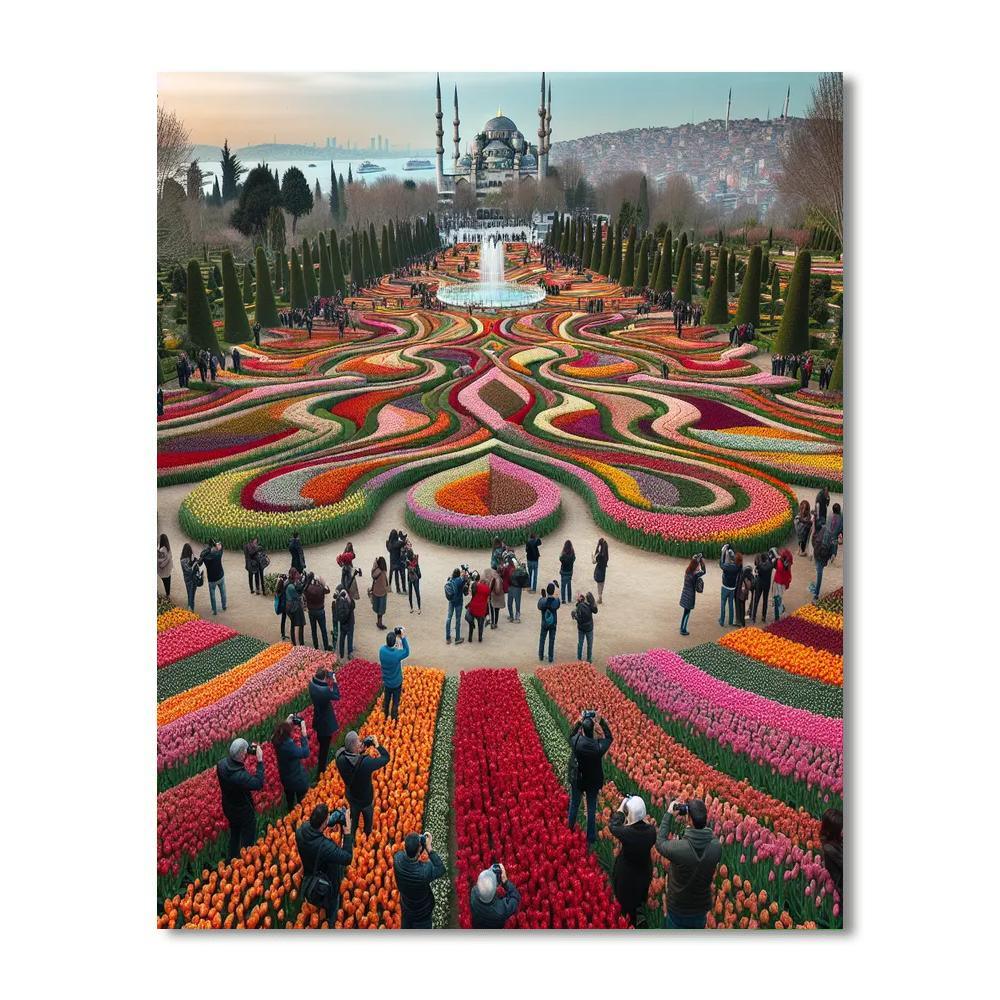 Tulip Festival - Istanbul Numbered Painting Kits