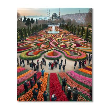 Tulip Festival - Istanbul Numbered Painting Kits