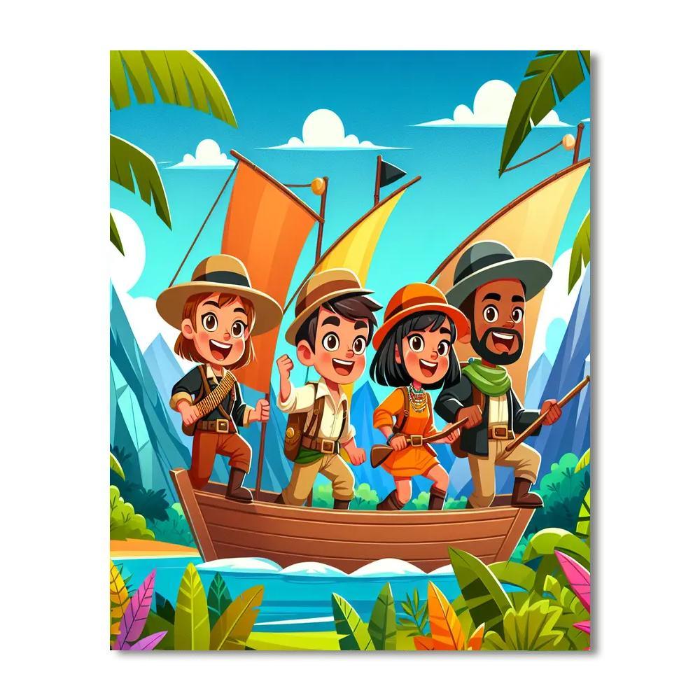 Adventurous Explorer Kit Paint By Numbers Kits