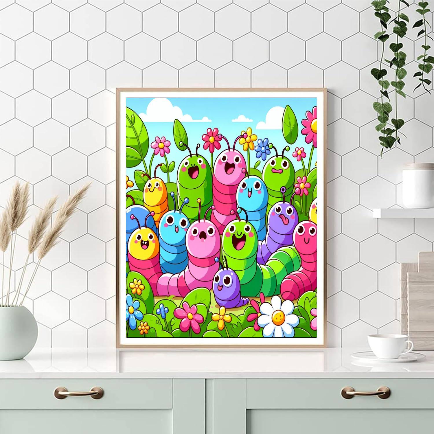 Wacky Worms Paint By Numbers Kits