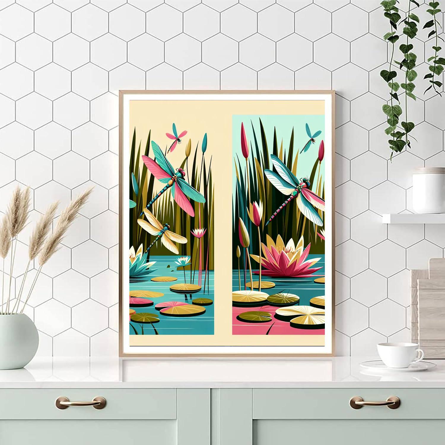 Dragonfly Dream Drifts Numbered Painting Kits