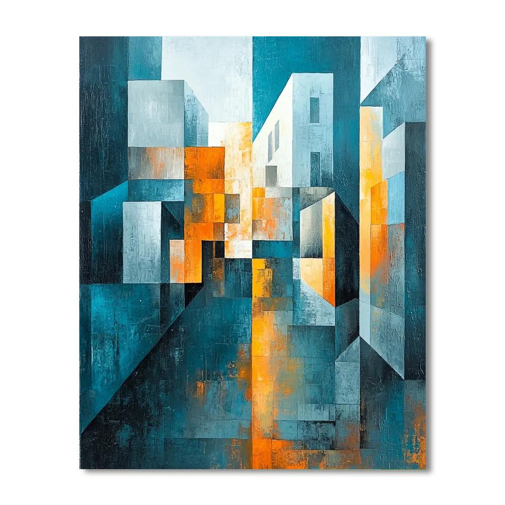 Pablo Picasso Inspired Urban Chaos Symphony  Paint By Numbers