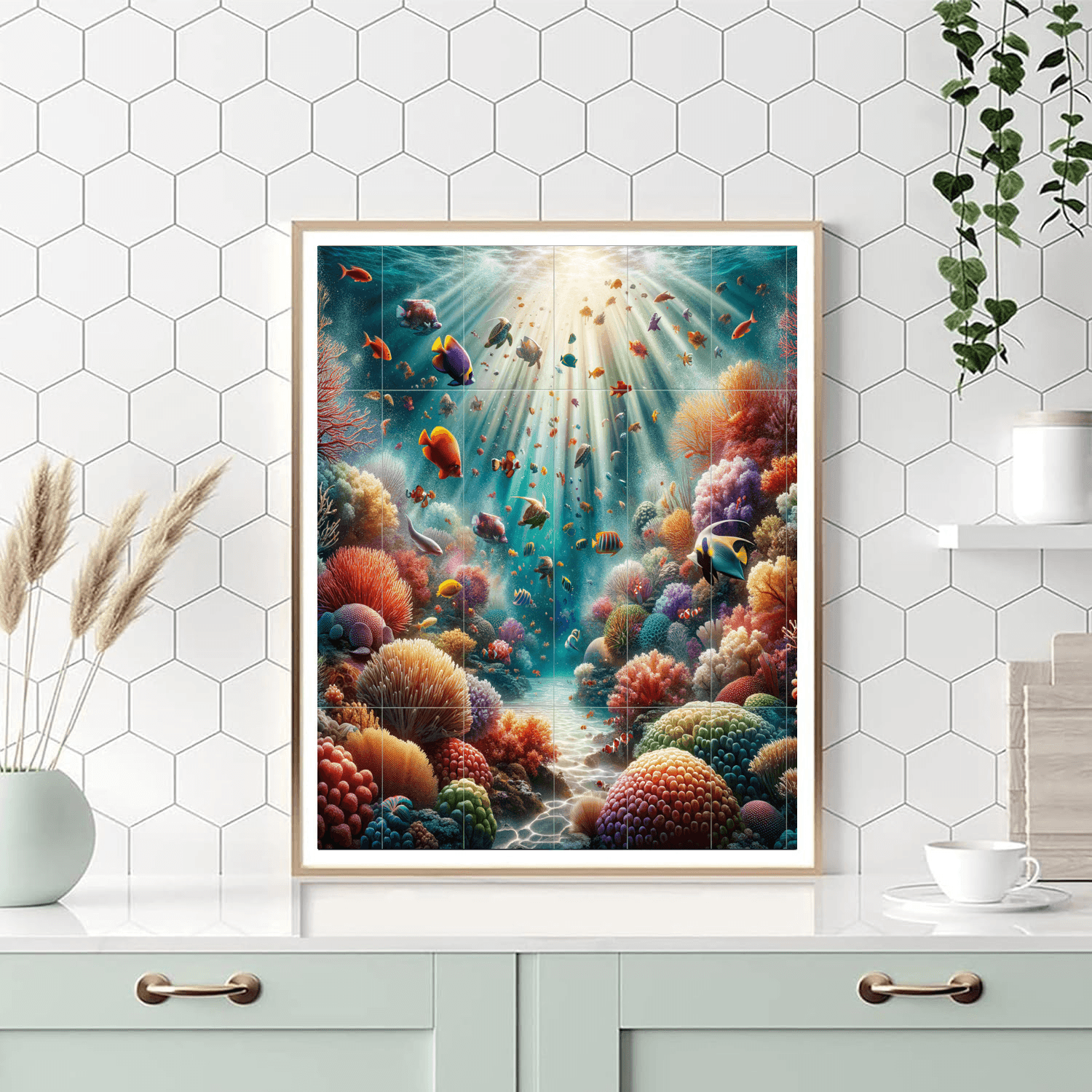 Ethereal Underwater Wonderland - DIY Painting By Numbers Kit