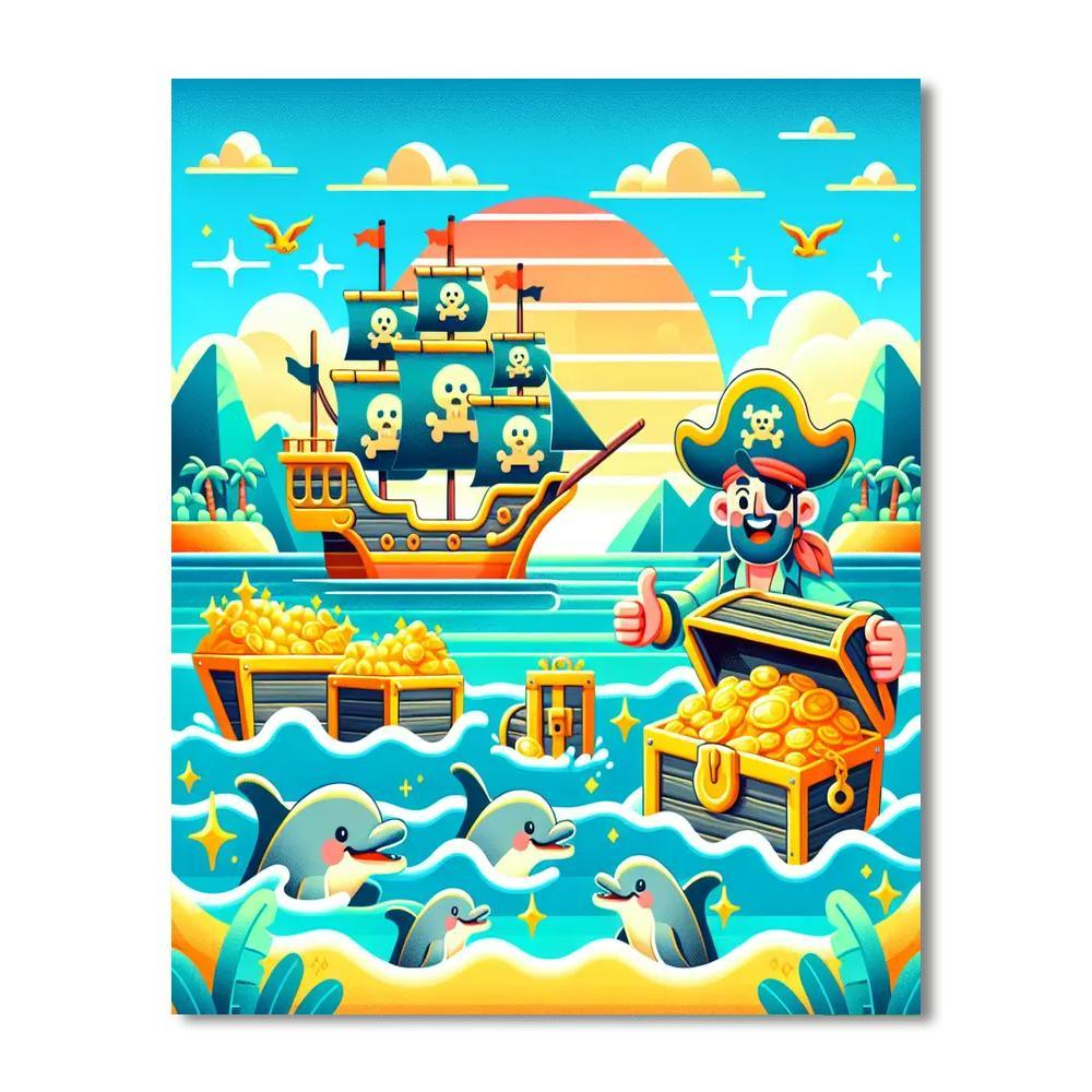 Ocean Explorer's Journey Painting By Numbers Kit