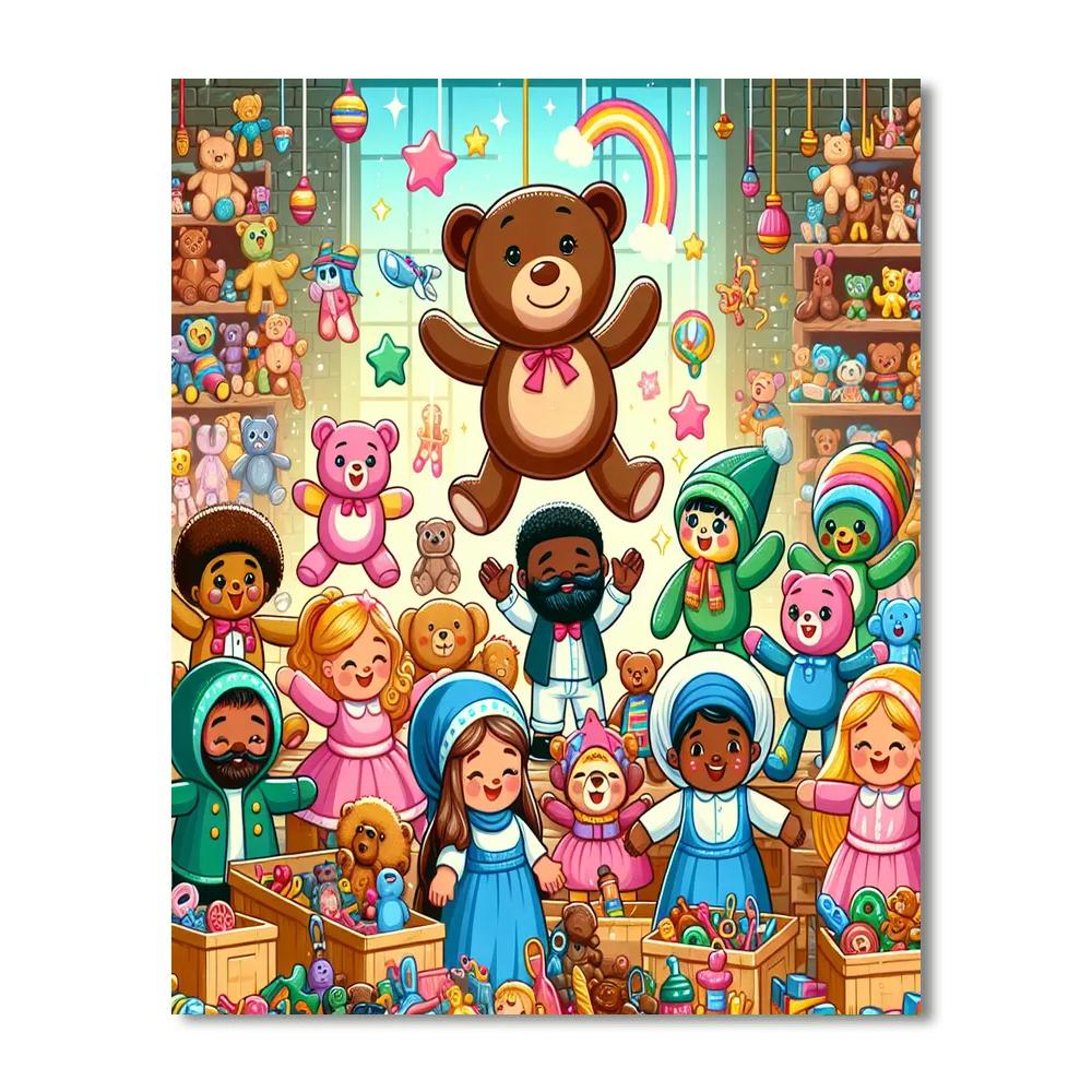 The Magical Toy Workshop DIY Paint By Numbers
