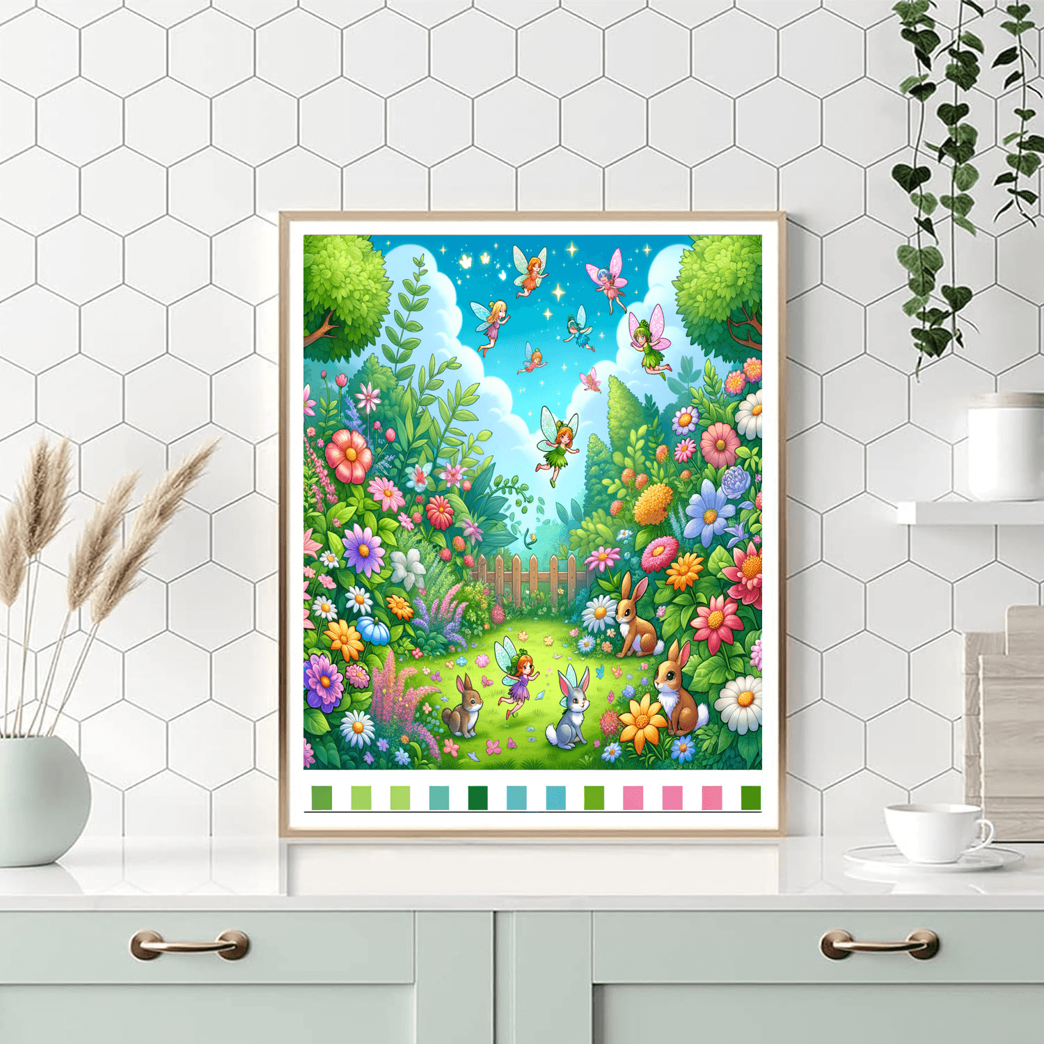 Enchanted Garden Escape Paint By Color
